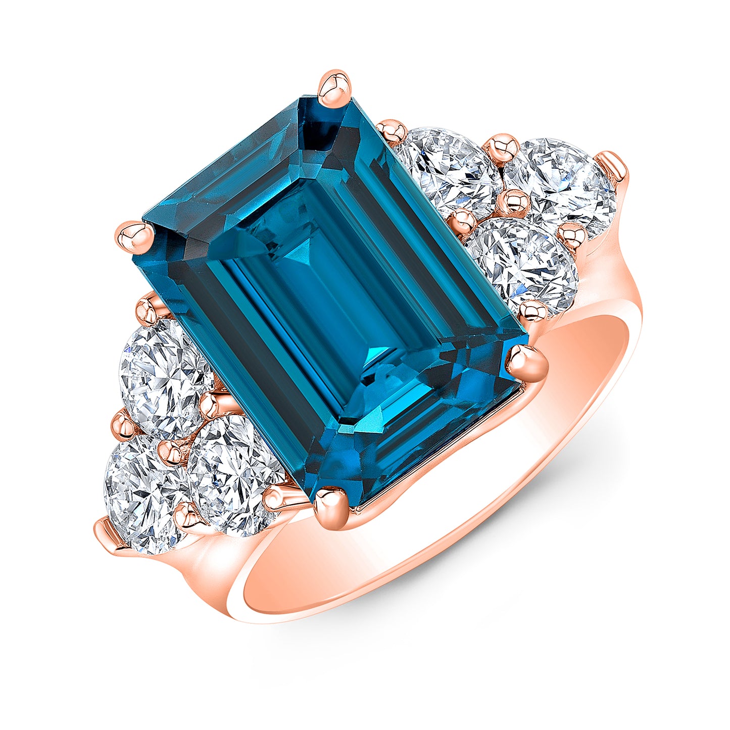 Modern Style Diamond Engagement Ring