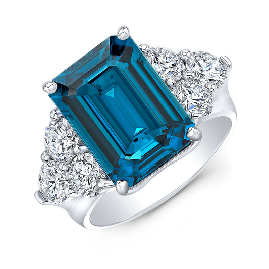 Modern Style Diamond Engagement Ring