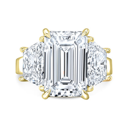 Modern Style 3-Stone Diamond Engagement Ring