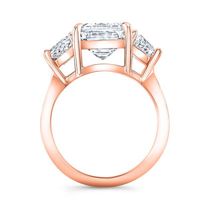 Modern Style 3-Stone Diamond Engagement Ring