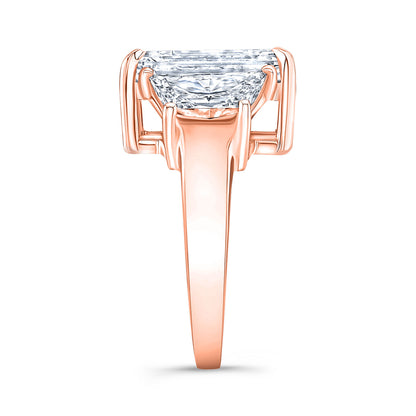 Modern Style 3-Stone Diamond Engagement Ring