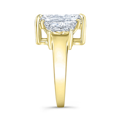 Modern Style 3-Stone Diamond Engagement Ring