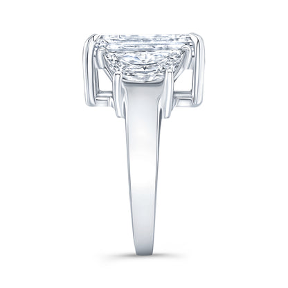 Modern Style 3-Stone Diamond Engagement Ring