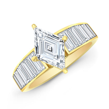 Art Deco Style Diamond Engagement Ring