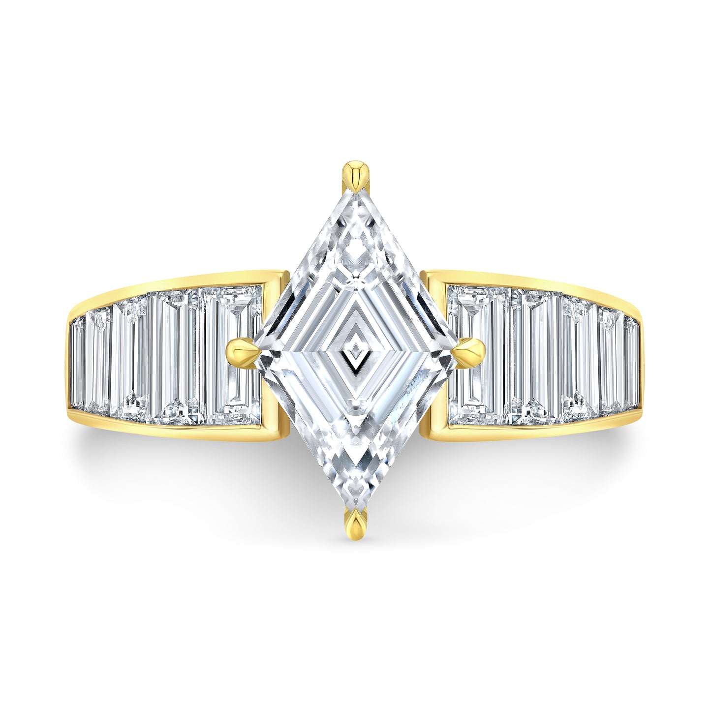 Art Deco Style Diamond Engagement Ring