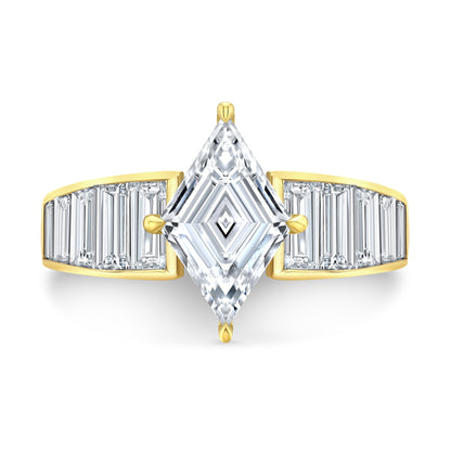 Art Deco Style Diamond Engagement Ring