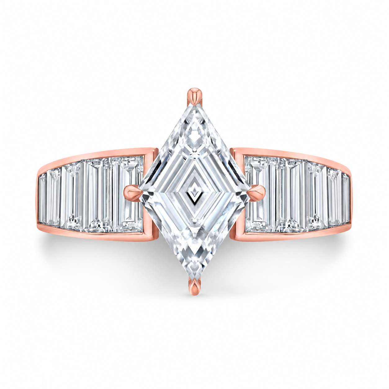 Art Deco Style Diamond Engagement Ring