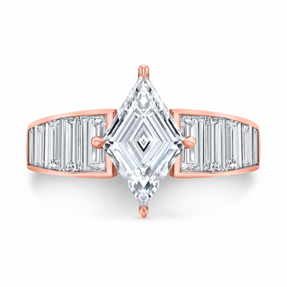 Art Deco Style Diamond Engagement Ring