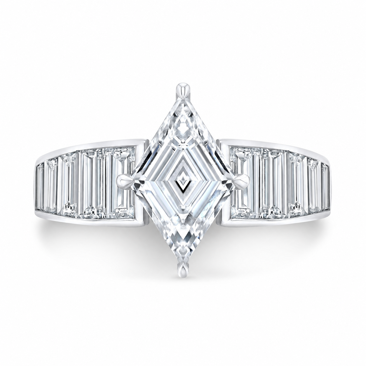 Art Deco Style Diamond Engagement Ring
