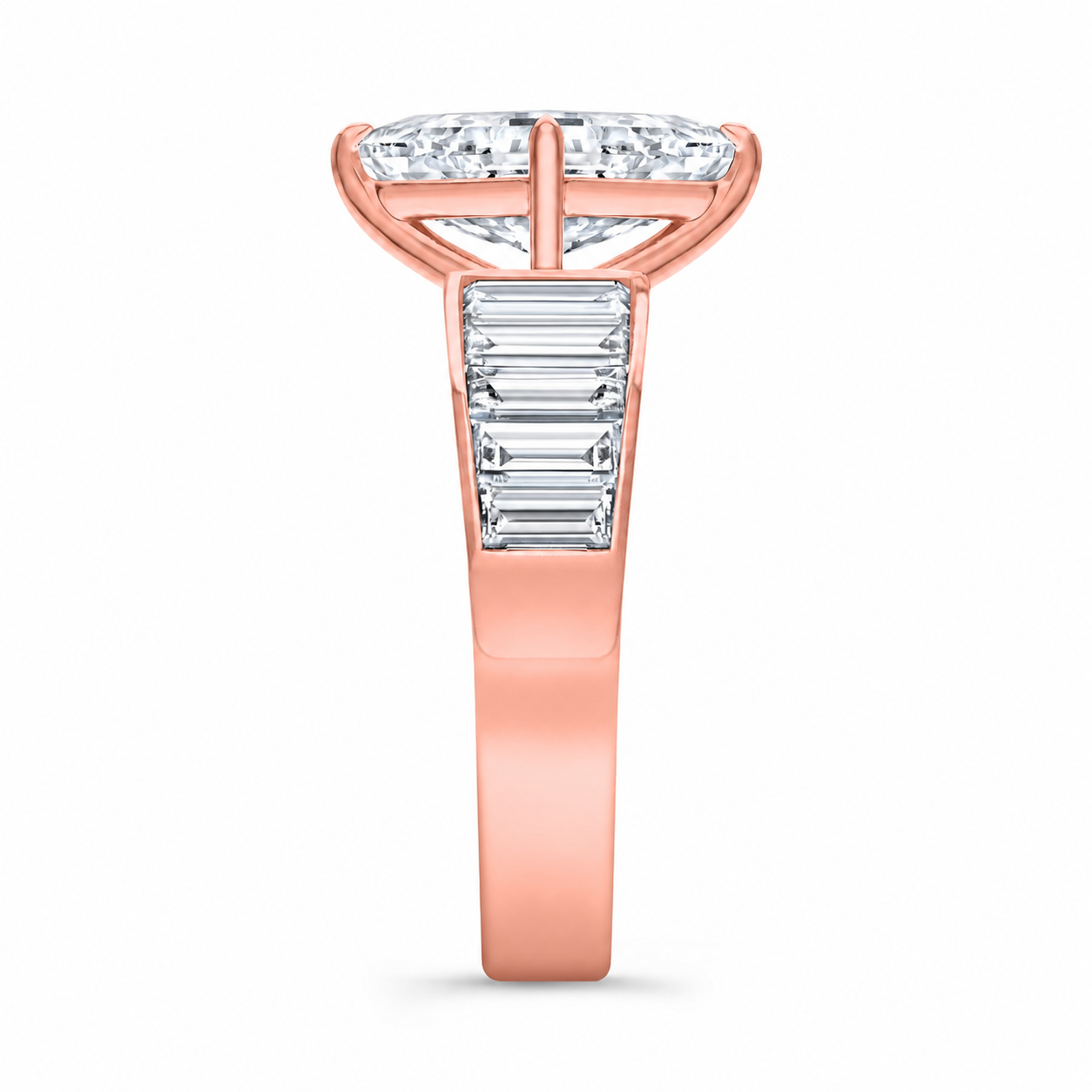 Art Deco Style Diamond Engagement Ring