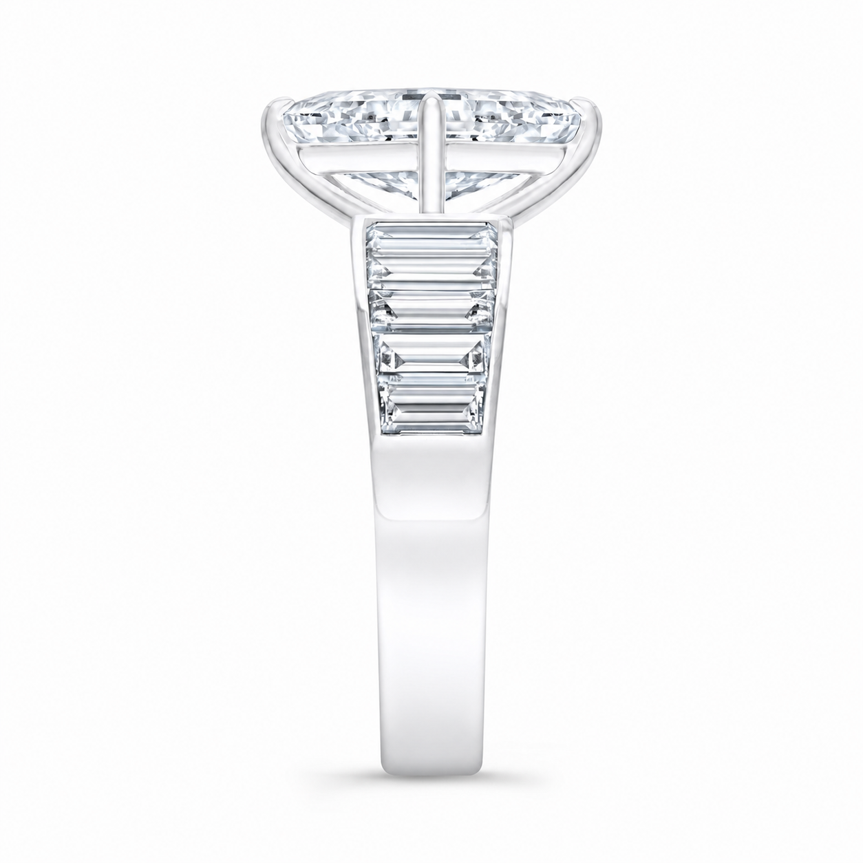 Art Deco Style Diamond Engagement Ring