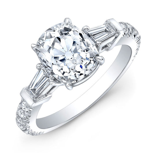 Modern Style Diamond Engagement Ring