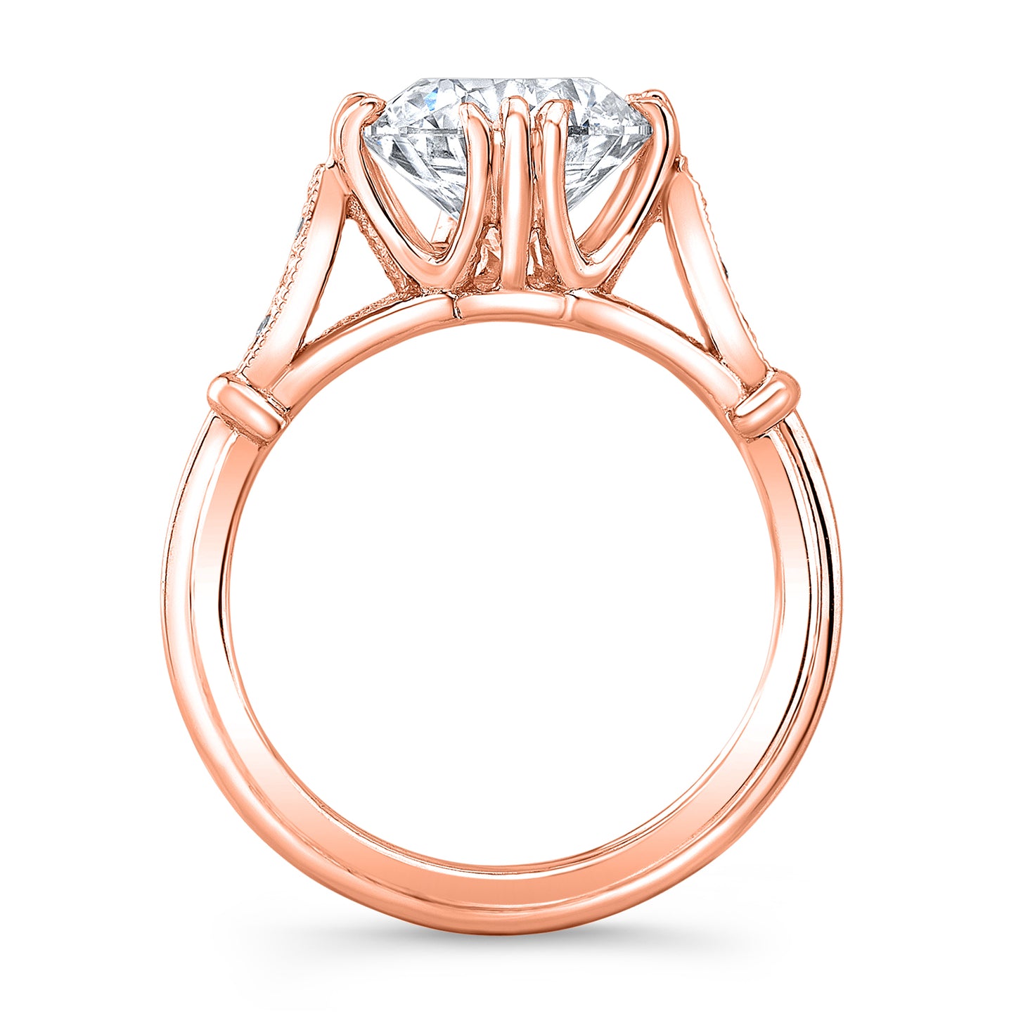 Vintage Style Diamond Engagement Ring