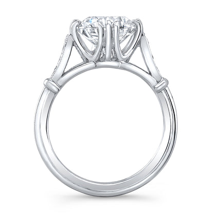 Vintage Style Diamond Engagement Ring