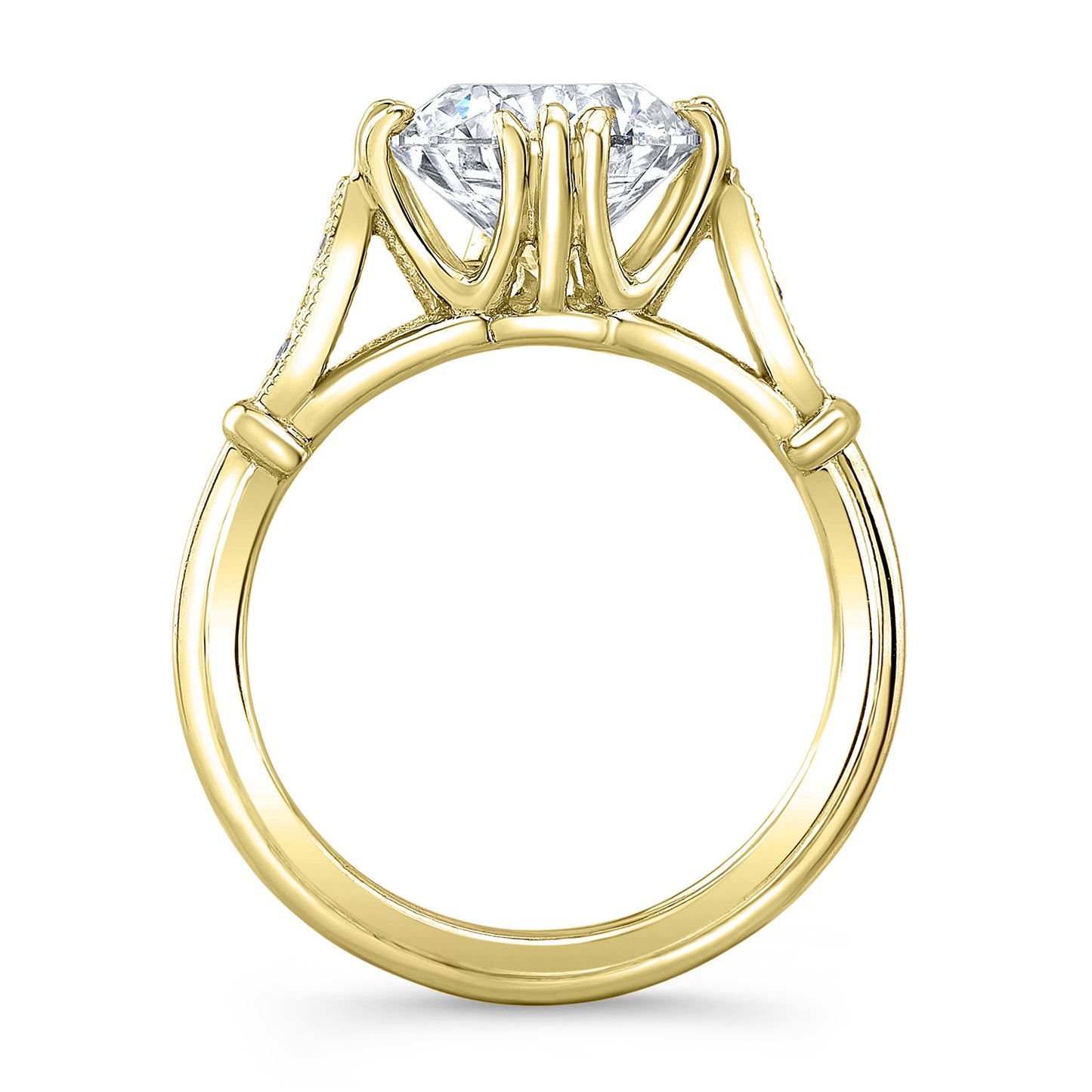 Vintage Style Diamond Engagement Ring