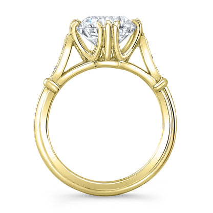 Vintage Style Diamond Engagement Ring