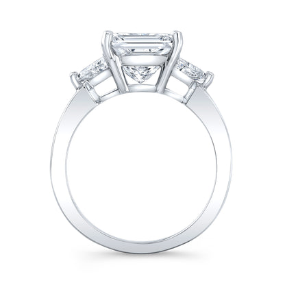 Modern Style Diamond 3-Stone Engagement Ring