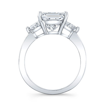 Modern Style Diamond 3-Stone Engagement Ring
