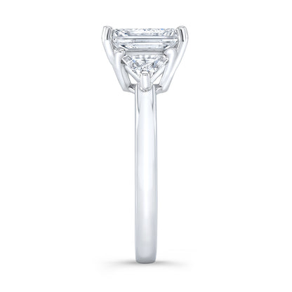 Modern Style Diamond 3-Stone Engagement Ring