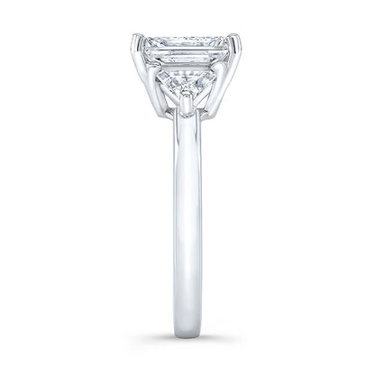 Modern Style Diamond 3-Stone Engagement Ring