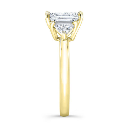 Modern Style Diamond 3-Stone Engagement Ring