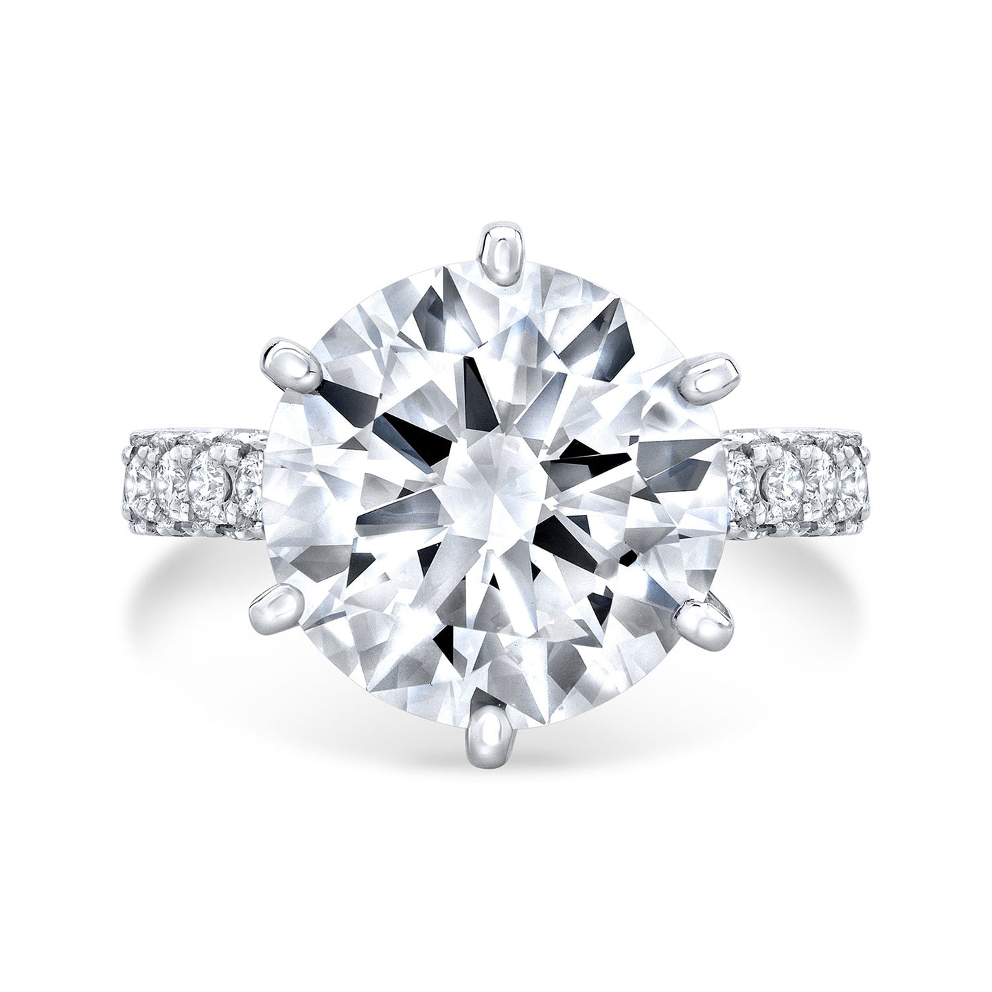 Modern Style Diamond Engagement Ring