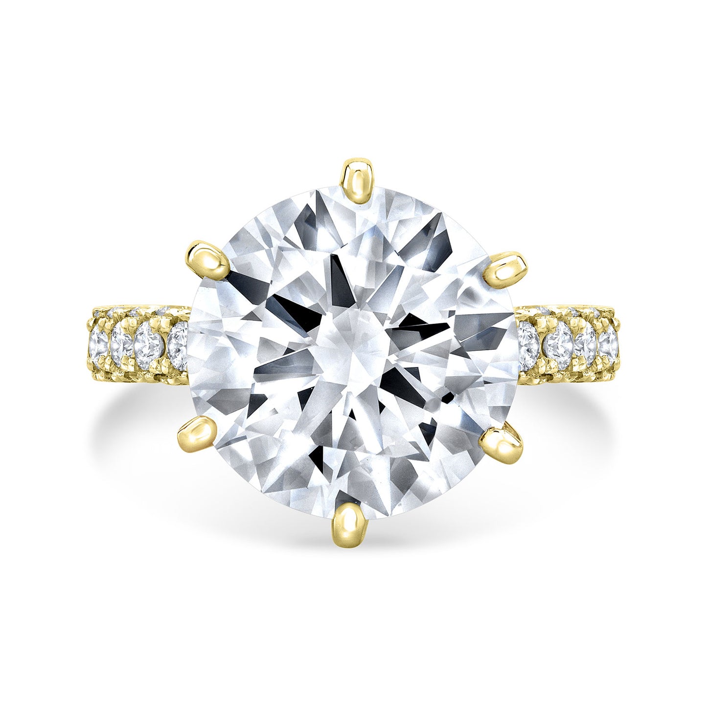 Modern Style Diamond Engagement Ring