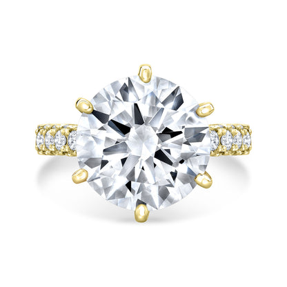 Modern Style Diamond Engagement Ring