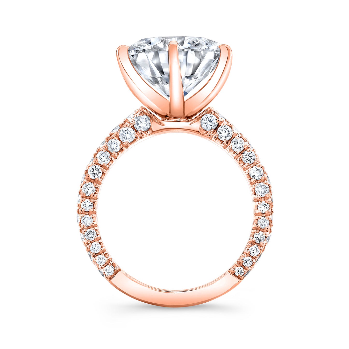 Modern Style Diamond Engagement Ring