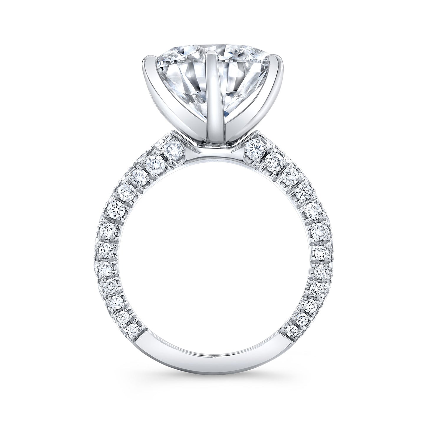 Modern Style Diamond Engagement Ring