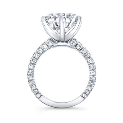 Modern Style Diamond Engagement Ring