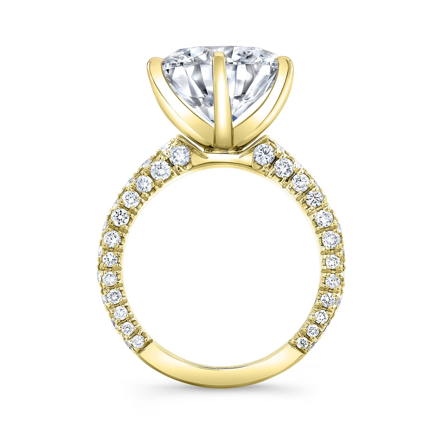 Modern Style Diamond Engagement Ring