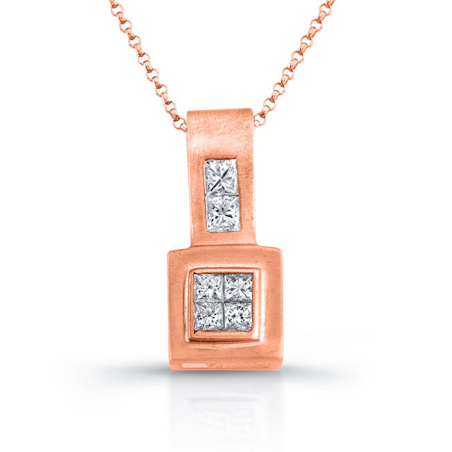 Princess Diamond Pendant