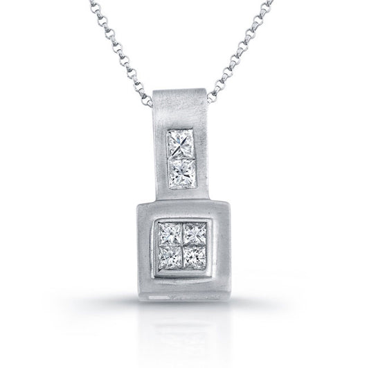 Princess Diamond Pendant