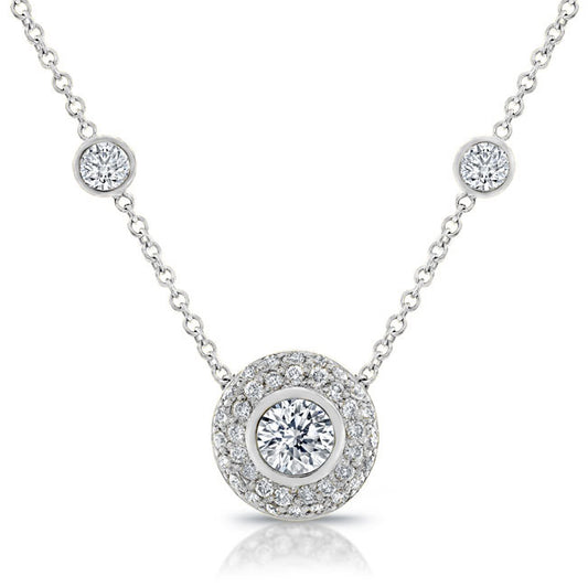Diamond Bezel Pendant