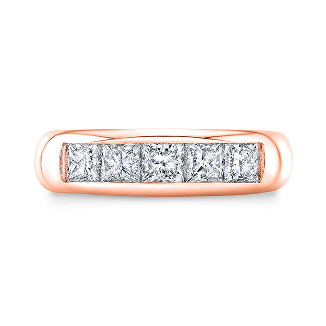 Princess Diamond Wedding Band