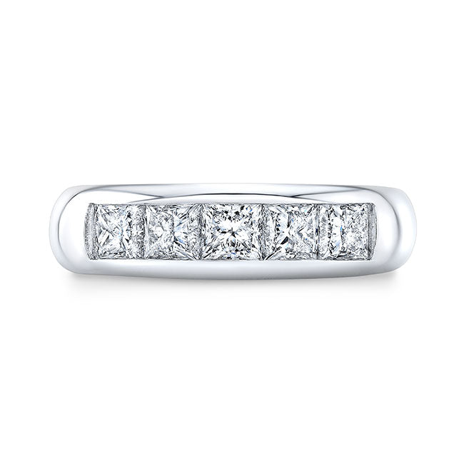 Princess Diamond Wedding Band