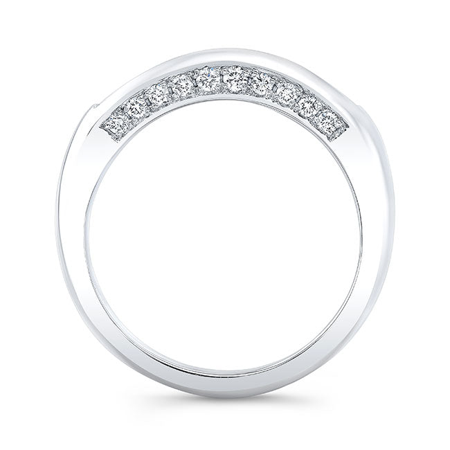 Princess Diamond Wedding Band