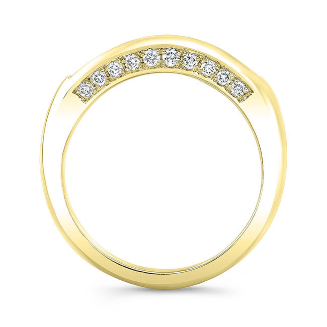 Princess Diamond Wedding Band
