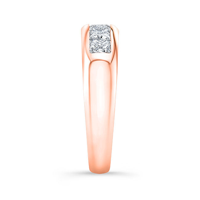 Princess Diamond Wedding Band