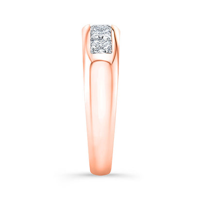 Princess Diamond Wedding Band