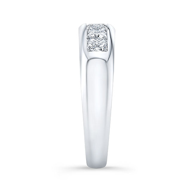Princess Diamond Wedding Band