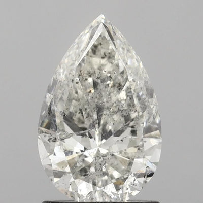 1.55 Carat Pear HRD Natural Diamond, With Certificate ID 230000135287