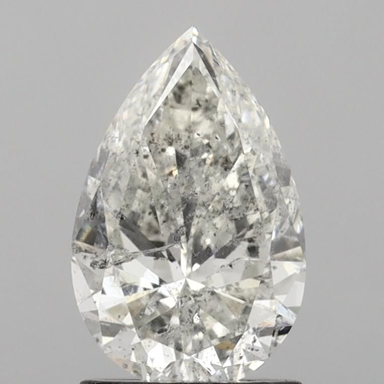 1.55 Carat Pear HRD Natural Diamond, With Certificate ID 230000135287