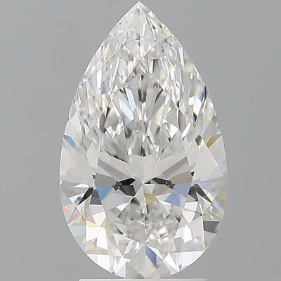 3.07 Carat Pear IGI Labgrown Diamond, With Certificate ID LG696590789