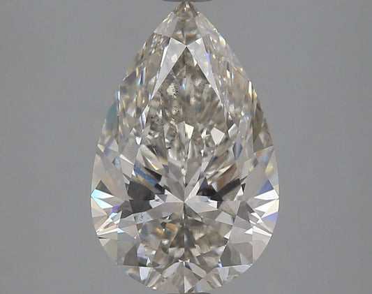 3.48 Carat Pear IGI Labgrown Diamond, With Certificate ID LG616412259