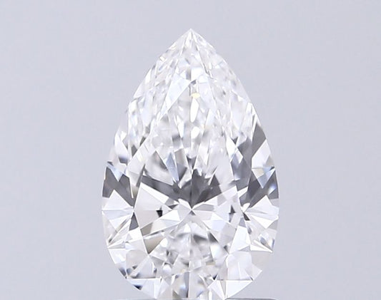 0.94 Carat Pear NONE Labgrown Diamond, With Certificate ID RUSHABHDIAMBM1665-79-A