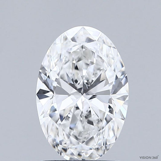 1.50 Carat Oval IGI Labgrown Diamond, With Certificate ID LG715554304