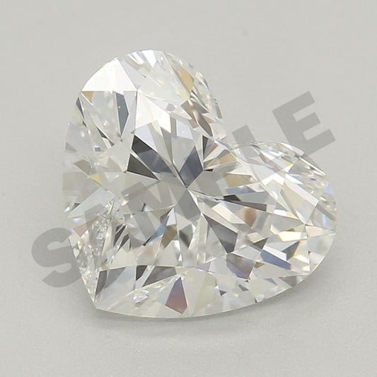 0.43 Carat Heart NONE Labgrown Diamond, With Certificate ID ADANIEXPORTSO-57-A