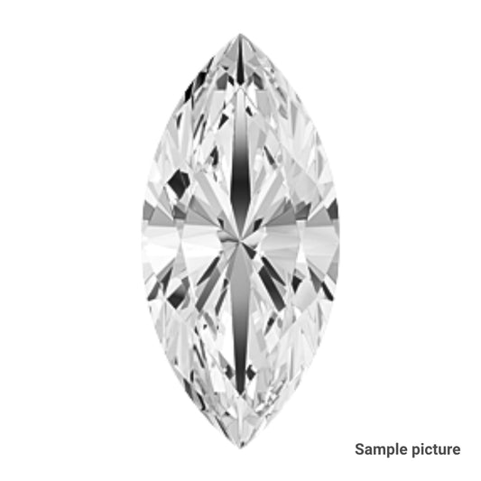 0.80 Carat Marquise IGI Labgrown Diamond, With Certificate ID 640461360
